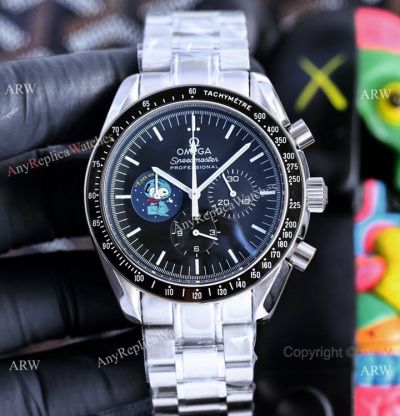 Copy Omega Speedmaster Snoopy Watch Stainless steel case